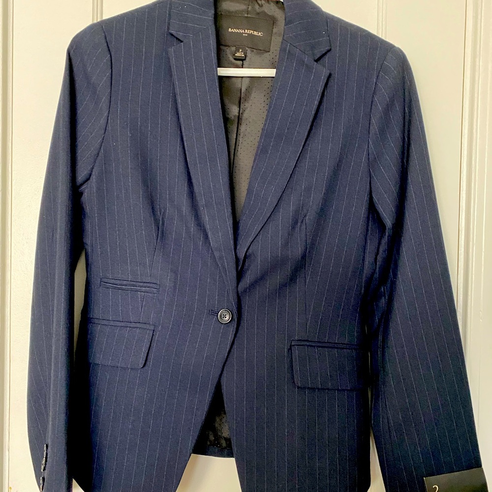 New, Never Worn Full Suit Set Navy